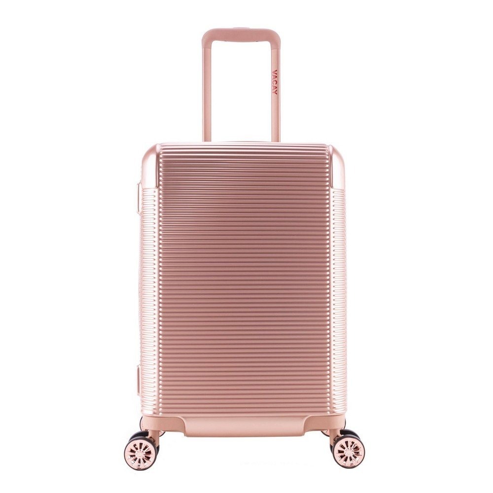 Vacay Drift Sunset Hues Hardside Carry On Suitcase - Rose Gold, Target NIB